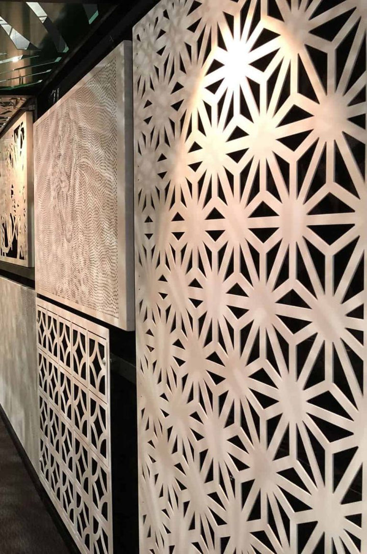 Nara Decorative Gradient Screening | Architectural Metal Screen Pattern pattern detail reference