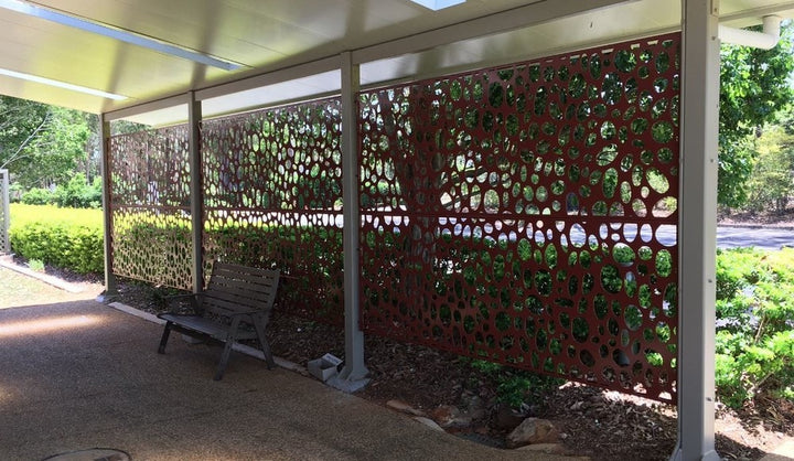 Pebble Creek installed screen scene