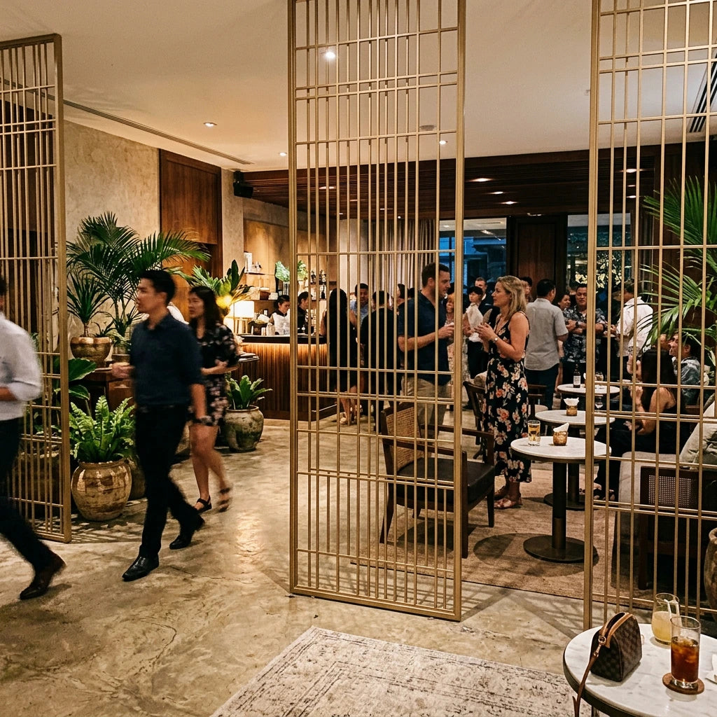 Bangkok Boutique Hotel Lobby Zoning