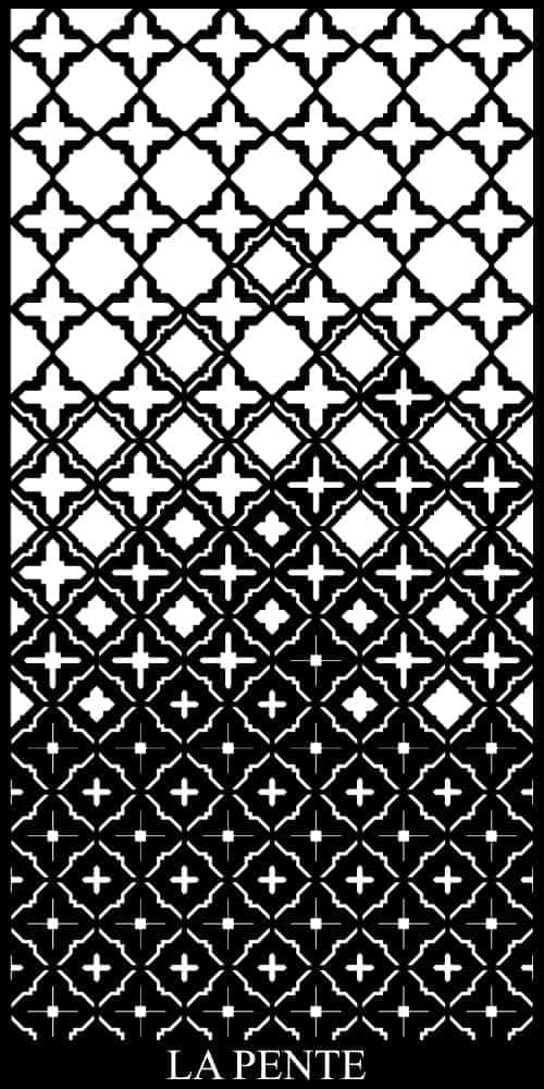 La Pente Gradient Screen Design pattern detail reference