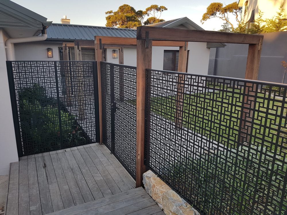 The Vlahos | Architectural Metal Screen Pattern official installation scene 3