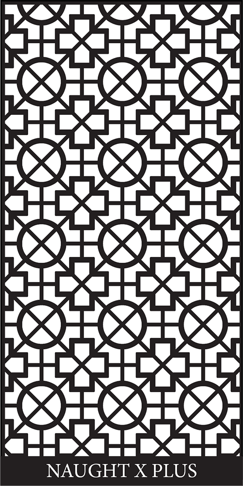 Naughts X Plus pattern detail reference