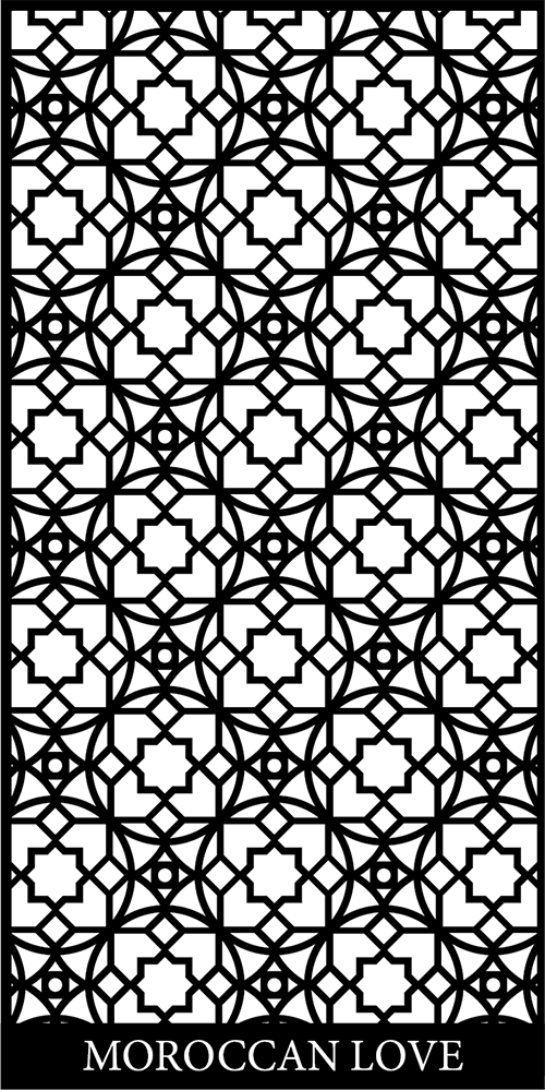 Moroccan Love pattern render
