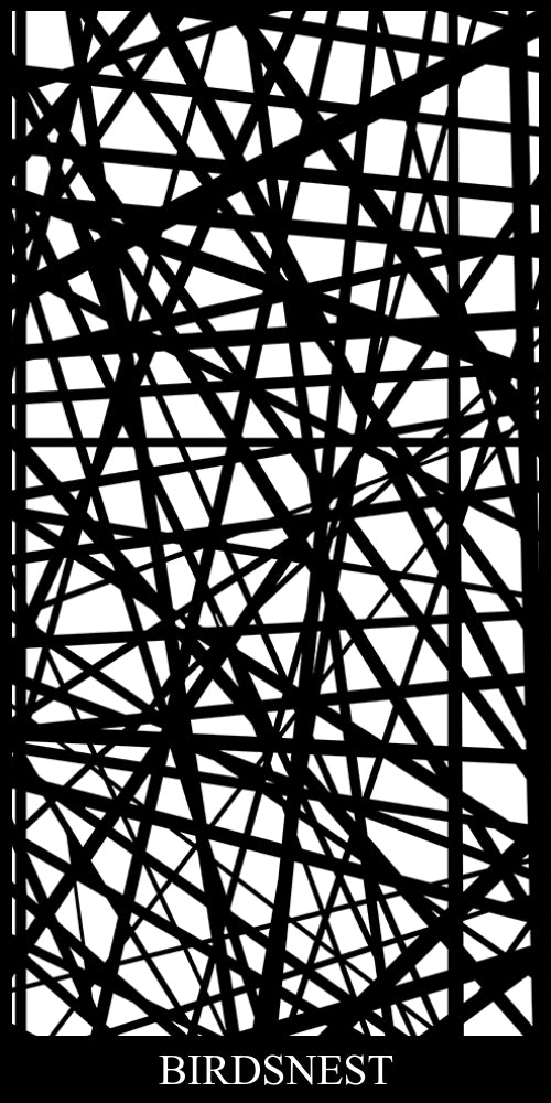 Birds Nest Decorative Panel Designs pattern render
