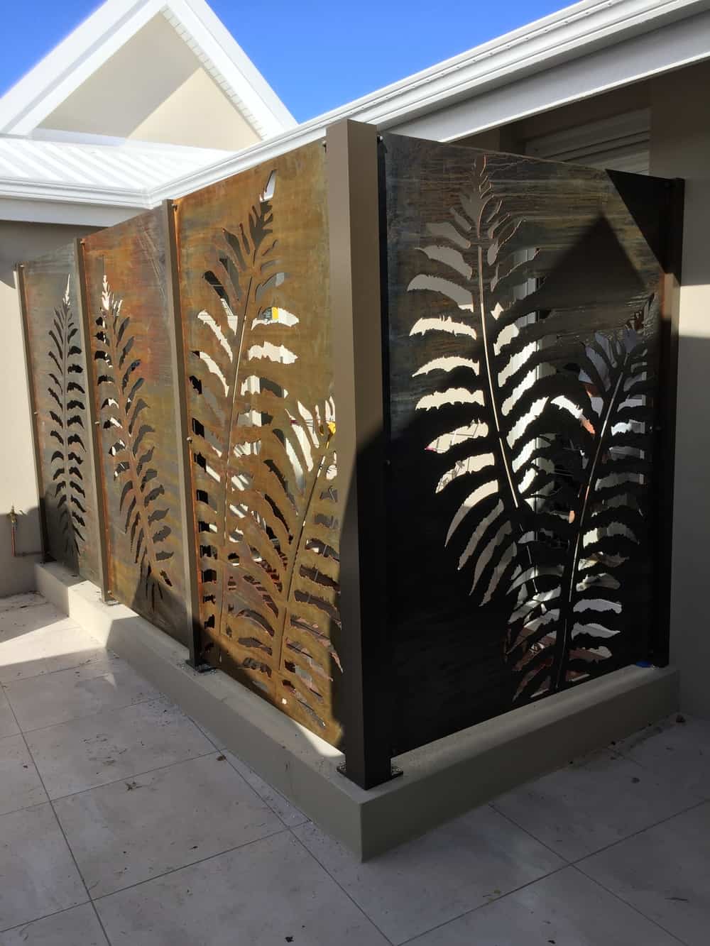 Licorice Fern | Architectural Metal Screen Pattern official installation scene 3