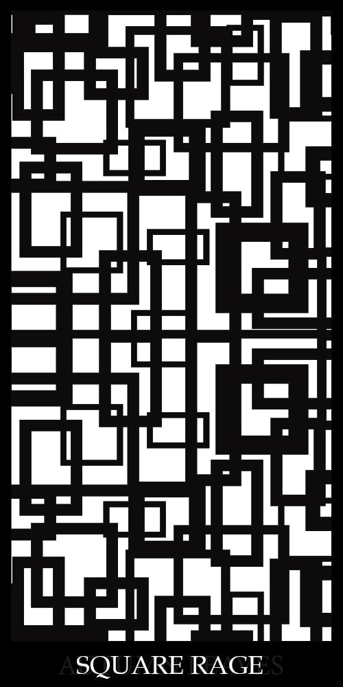 Square Rage Decorative Screens Direct pattern render