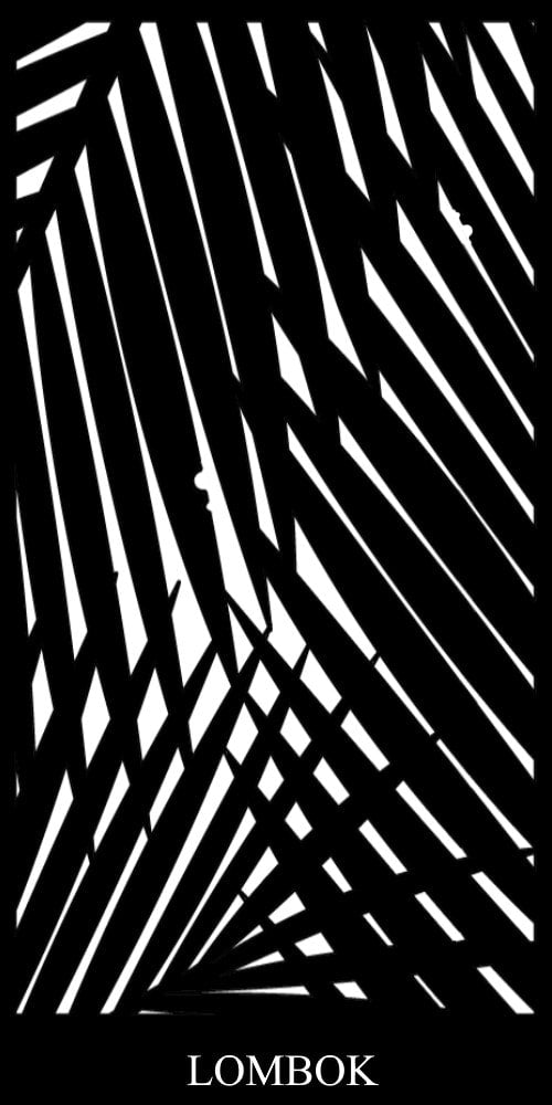 Lombok Decorative Garden Screen pattern render
