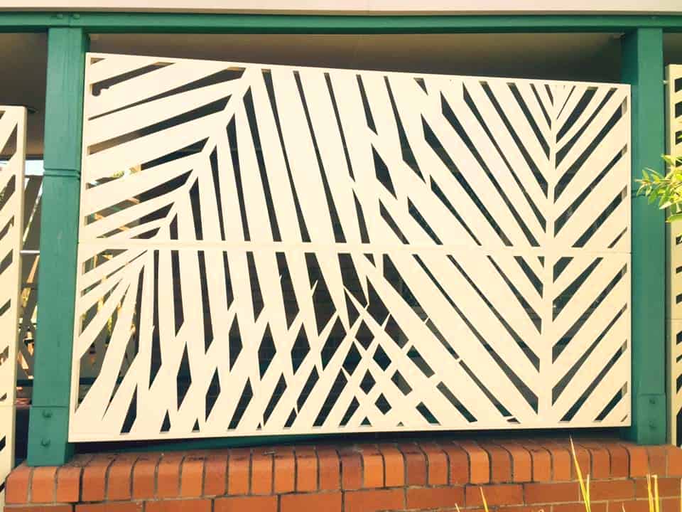 Lombok Decorative Garden Screen | Architectural Metal Screen Pattern official installation scene 3
