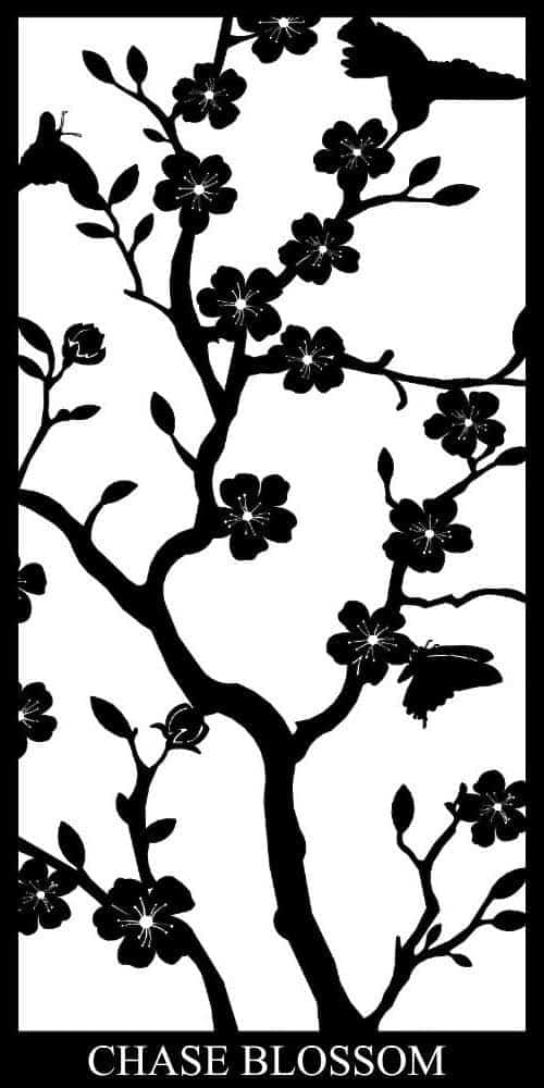 Chase Blossom Decorative Screens pattern render