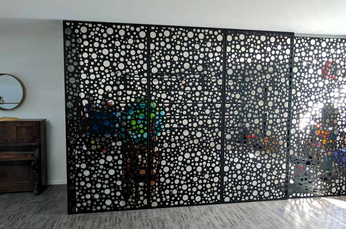 Lots Of Bubbles | Architectural Metal Screen Pattern official installation scene 4